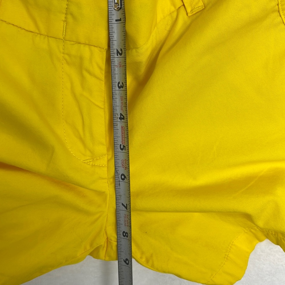 J. Crew Chino Broken-In Shorts Yellow Sz 2 - Picture 7 of 8